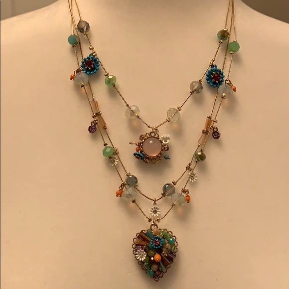 Betsey Johnson Jewelry - Betsy Johnson NWT Hearts Necklace